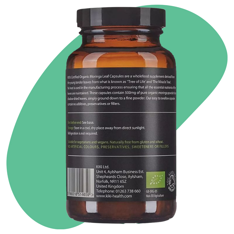 Organic Moringa Leaf 500mg 3