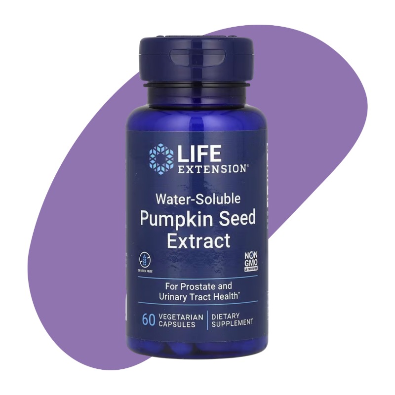 Water-Soluble Pumpkin Seed Extract, 60 Capsules 1