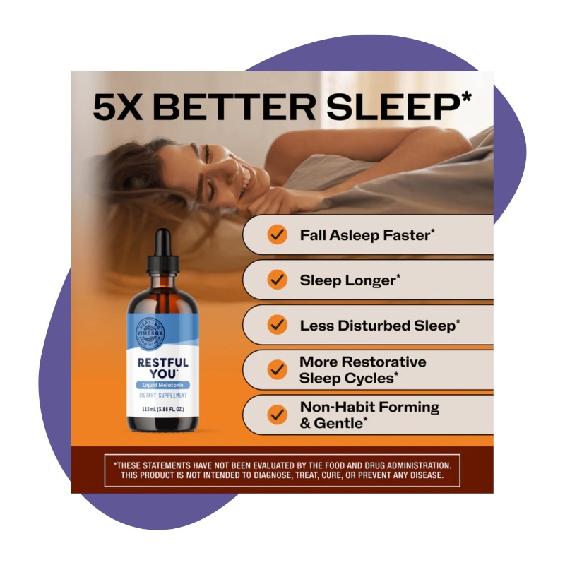 Restful You Liquid Melatonin, 115ml 3