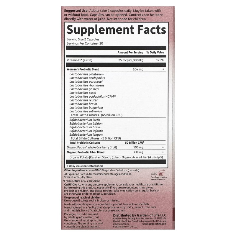 Dr. Formulated Probiotics Urinary Tract+ 2