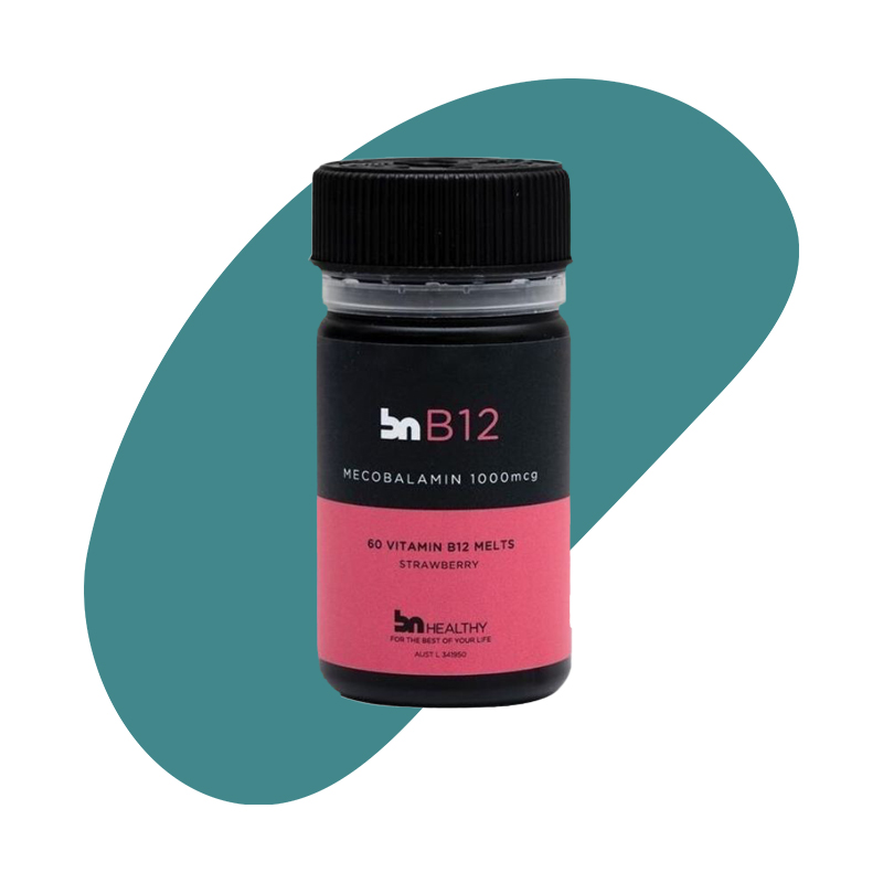 B12 Melts Mecobalamin Strawberry 1000mcg 1