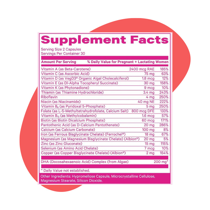 Total Postnatal + DHA 2