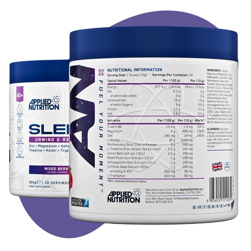 Sleep, Unwind and Recover, Mixed Berry, 300g 2