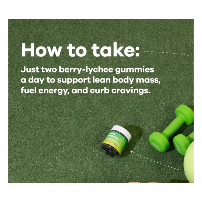 Mighty Metabolism, 60 Berry-Lychee Gummies 3