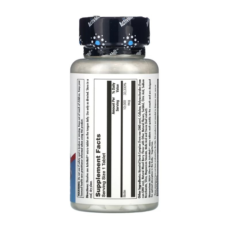 Ultra Biotin 10,000mcg 60 Microtablets Mixed Berry 4
