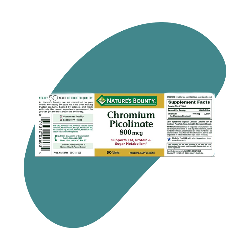 Chromium Picolinate 800mcg 1