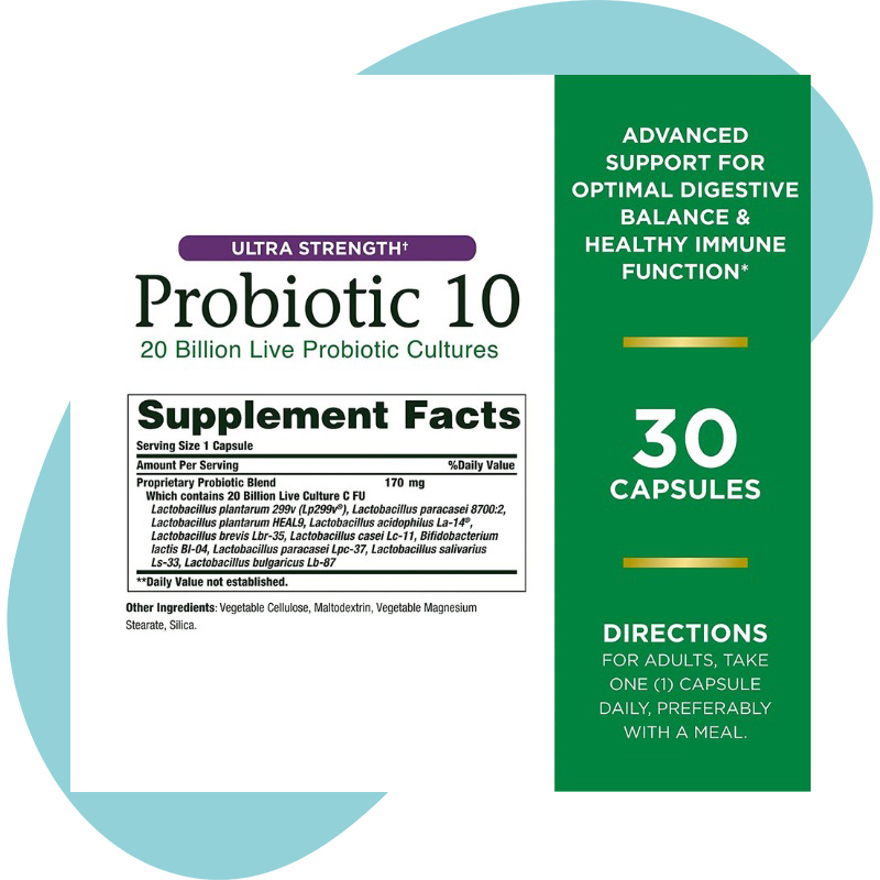 Probiotic 10, 20 Billion Live Cultures 2
