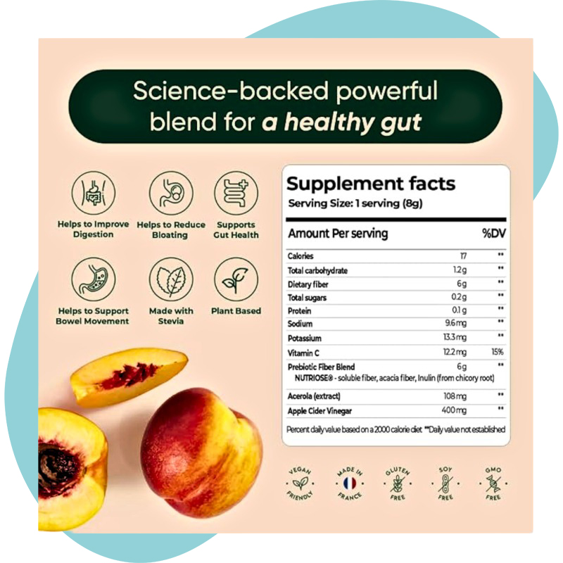 Natural PEACH Flavor, 240g, 30 servings 1