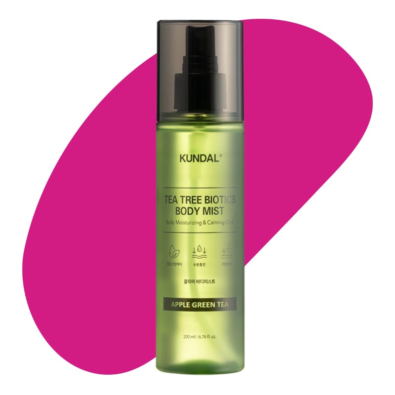 Tea Tree Biotics Body Mist For Moisturizing & Calming Care, Apple Green Tea 200 mL 1