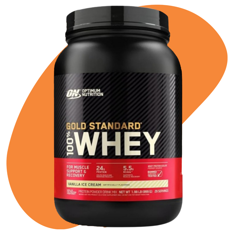 Gold Standard Whey Protein Vanilla Ice Cream 2lb 1