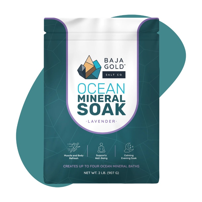Ocean Mineral Soak, Lavender, 2lb 1