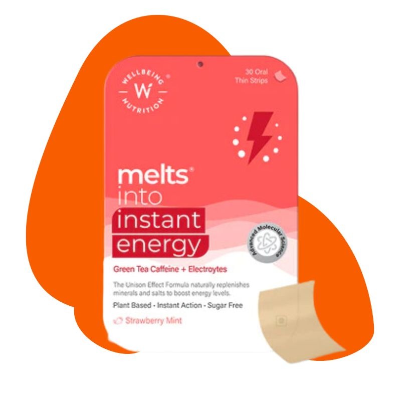 Melts Instant Energy Caffeine + Electrolytes 0