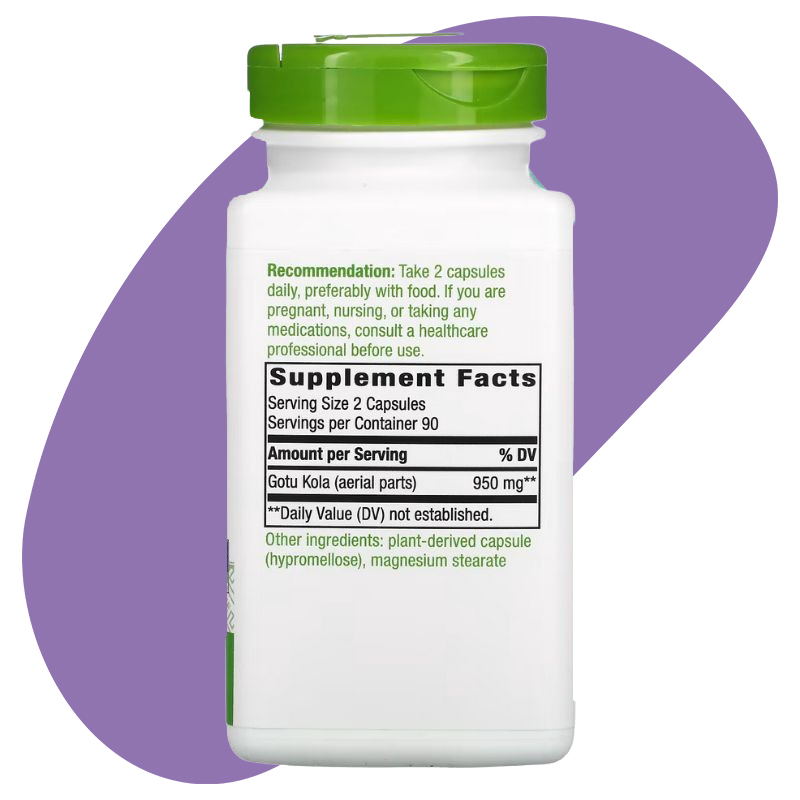 Gotu Kola Herb, 475 mg 2