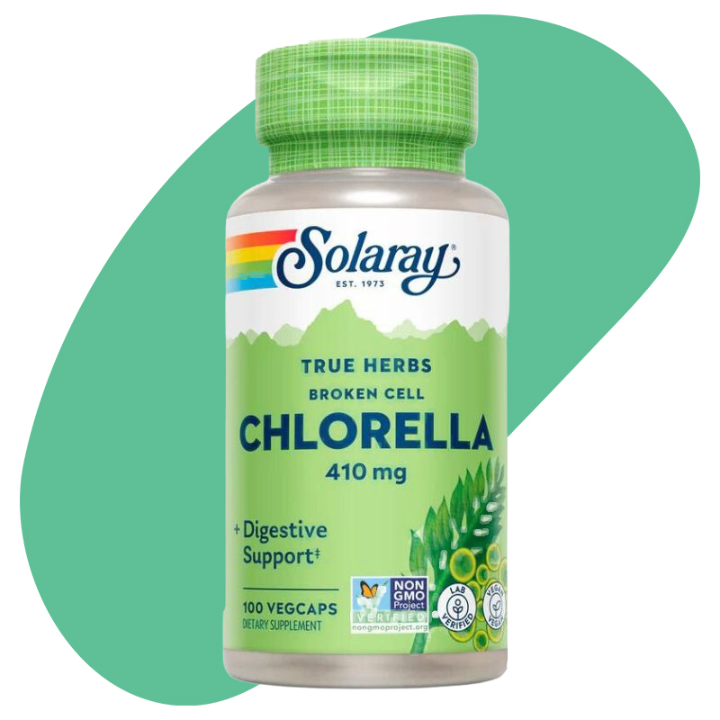 chlorella detox energy green solaray