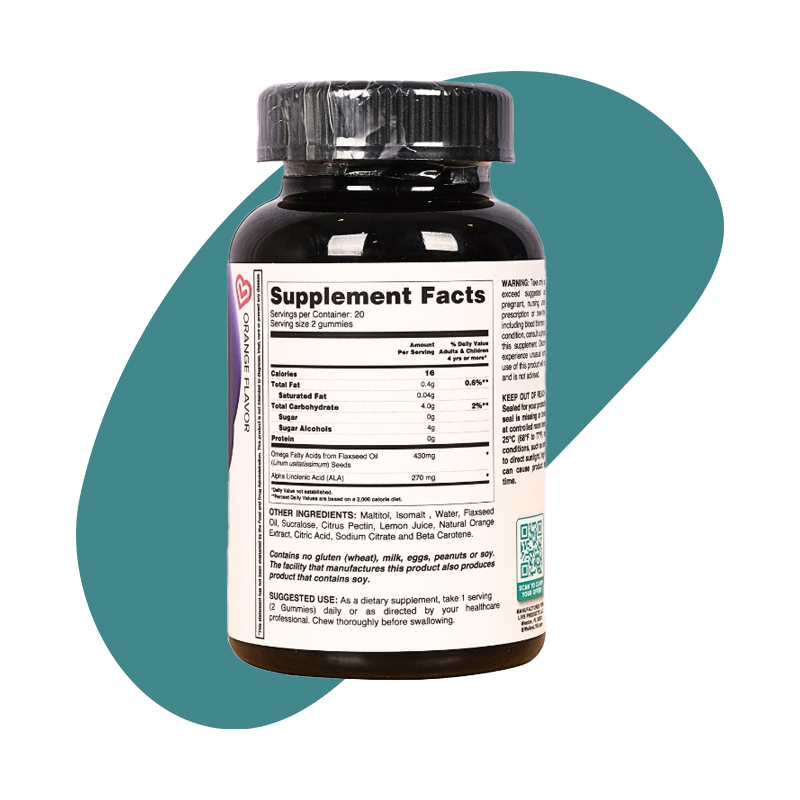 Orange Flavor, 4o Gummies 2