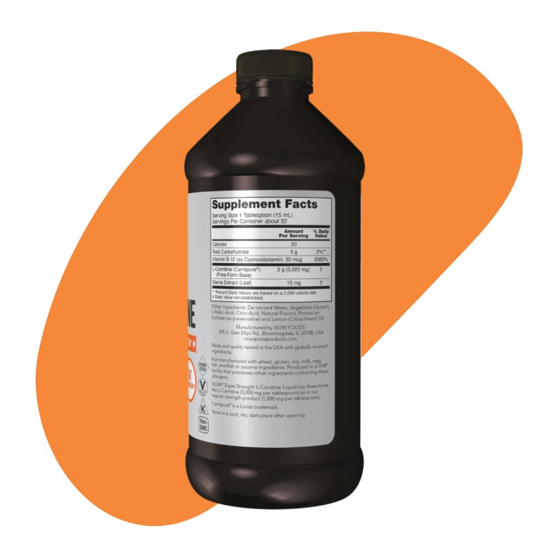 L-Carnitine Triple Strength Liquid, 473ml 2