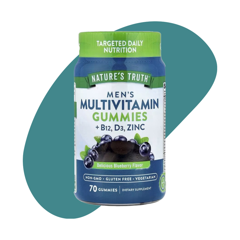 +B12, D3, Zinc, Delicious Blueberry, 70 Gummies 0