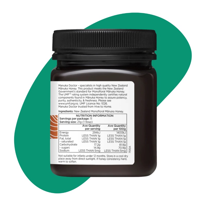 UMF 23+ Manuka Honey Monofloral 250ml 2