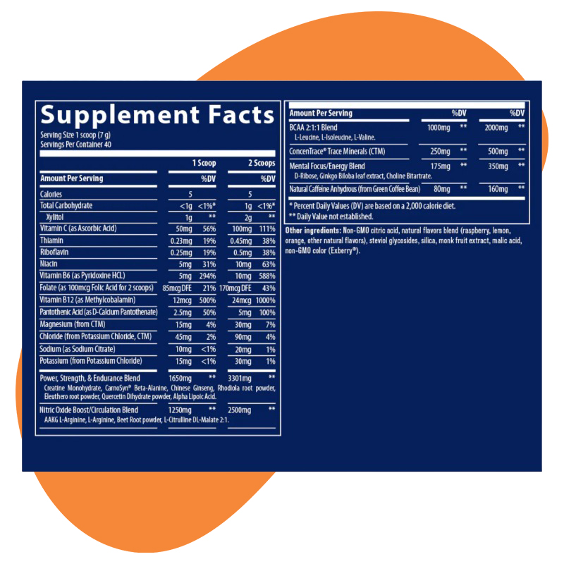 Zero Sugar, Raspberry Lemonade, 40 Scoops 2