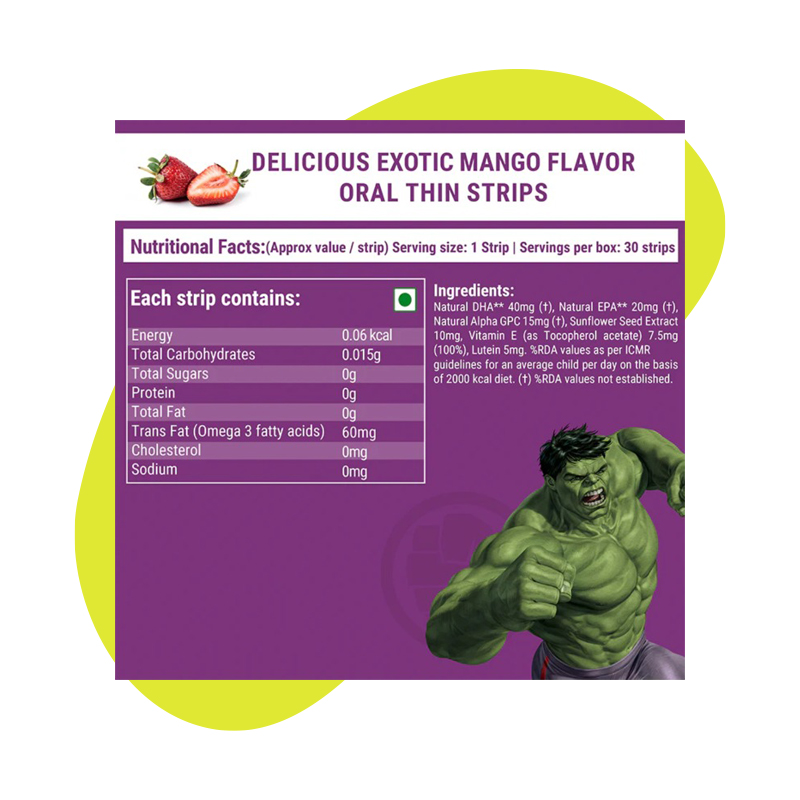 Marvel, Strawberry Mint, 30 Oral Thin Strips 6