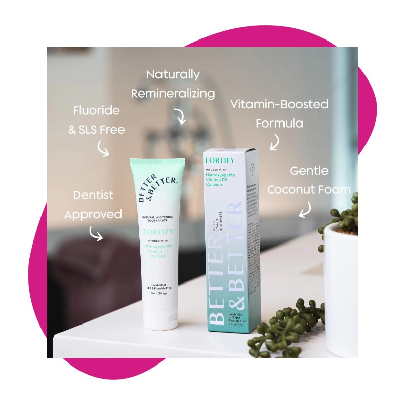 Fortify Natural Whitening Toothpaste, 96.4 g 2