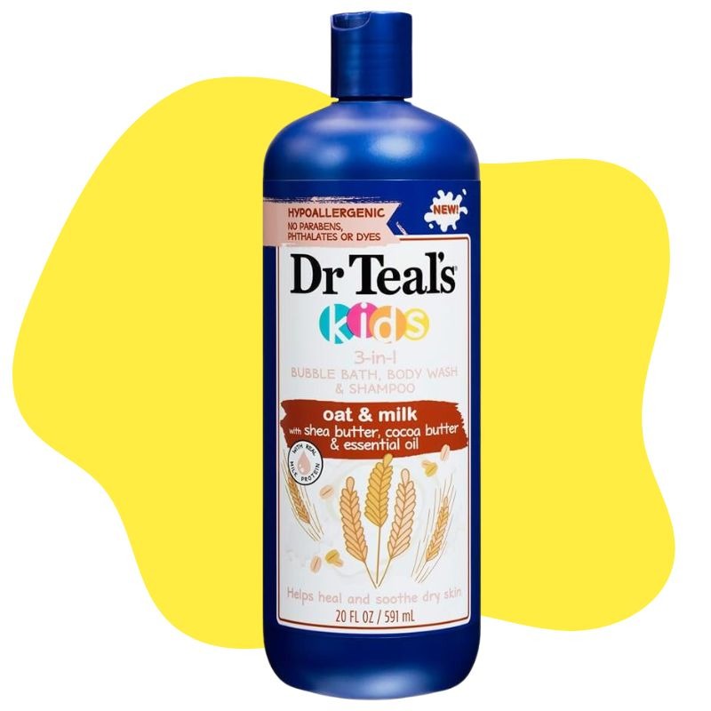 Kids 3In1 Bath Body Shampoo Oak Milk 1