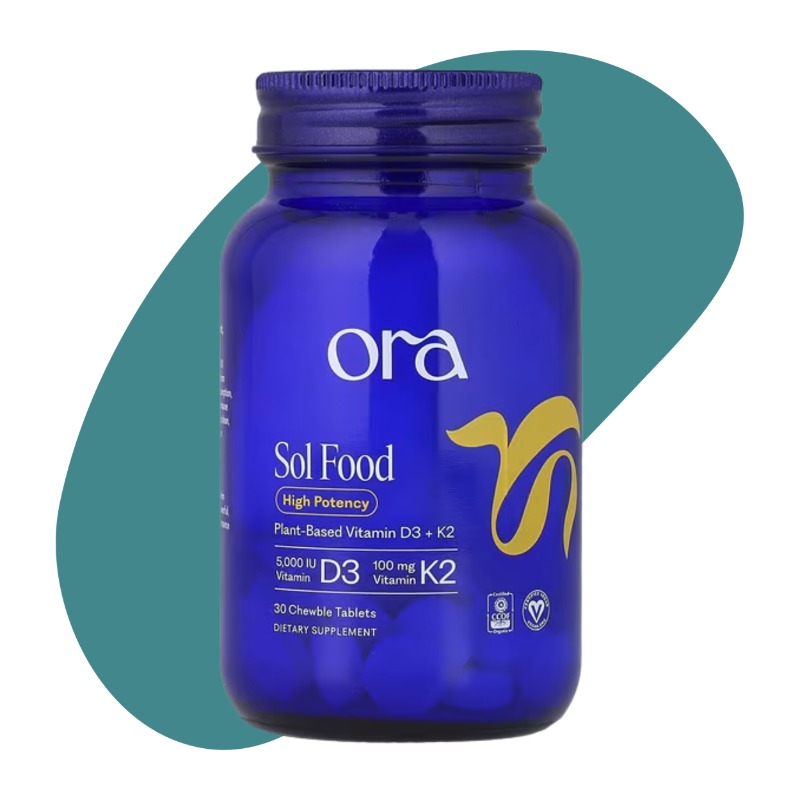 Sol Food High Potency Vitamin D3 + K2 0