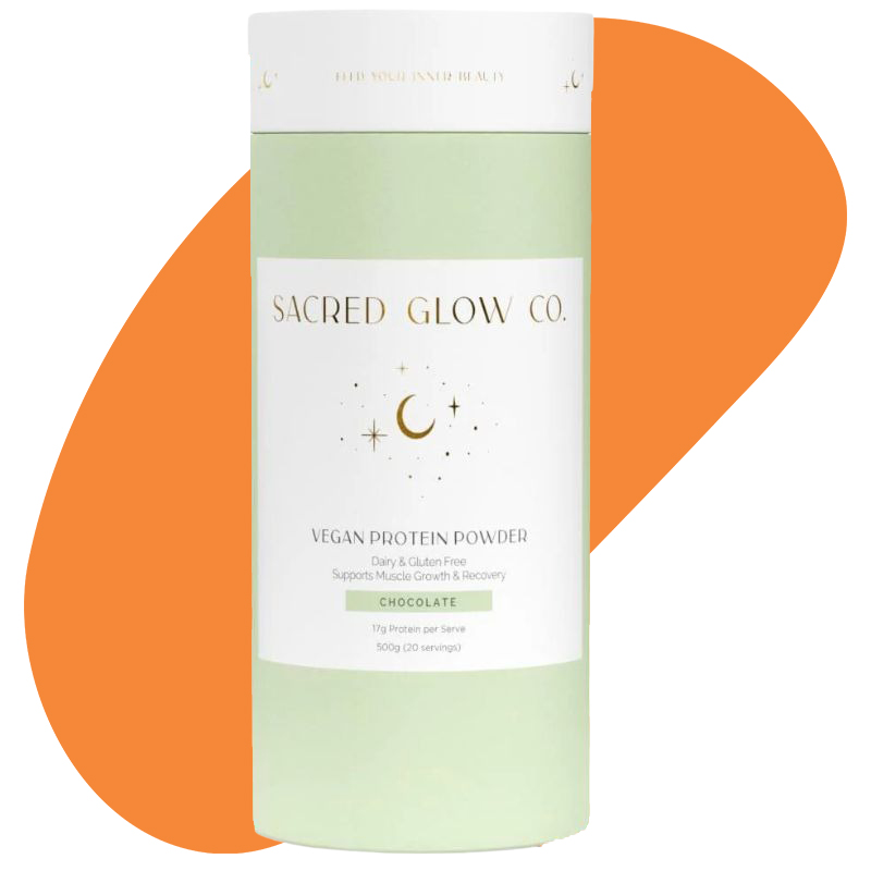 sacredglow vegan protein plant-based muscle Kuwait