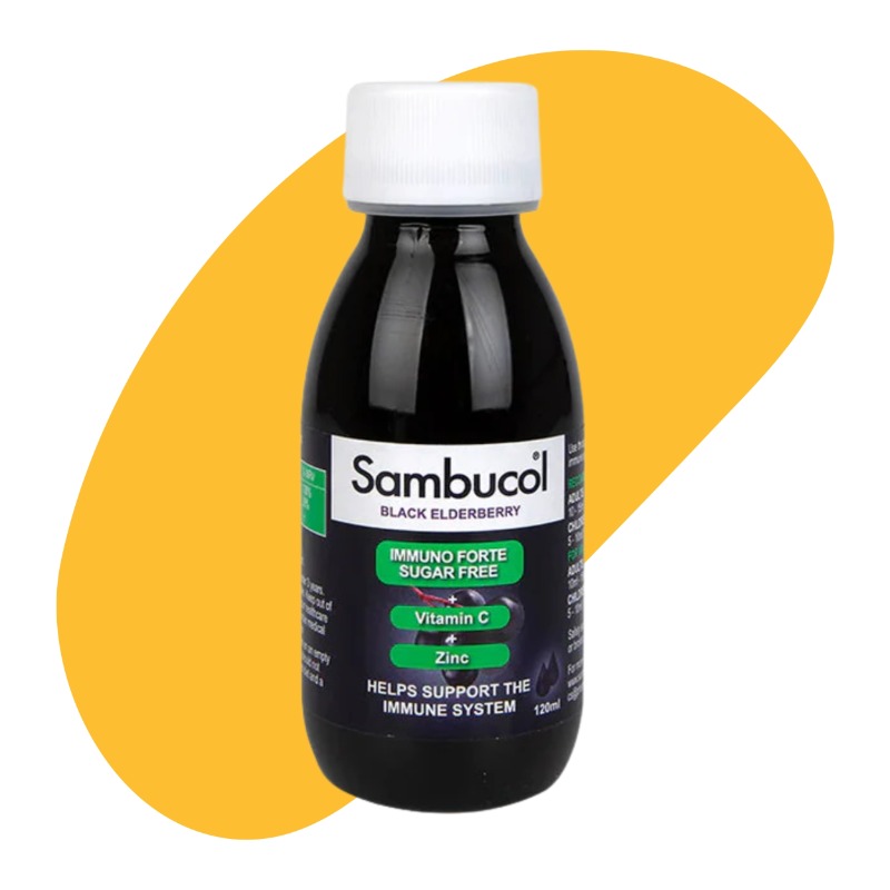 Sambucol Immuno Forte Sugar Free Black Elderberry Formula 120 ml 2