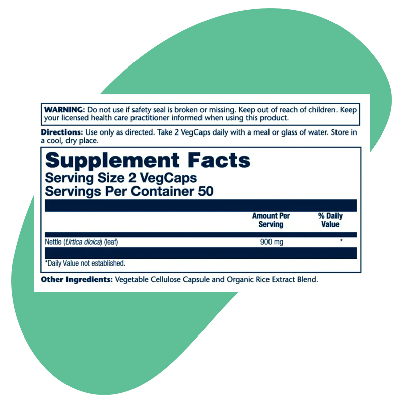 900mg, 100 Vegcaps 2