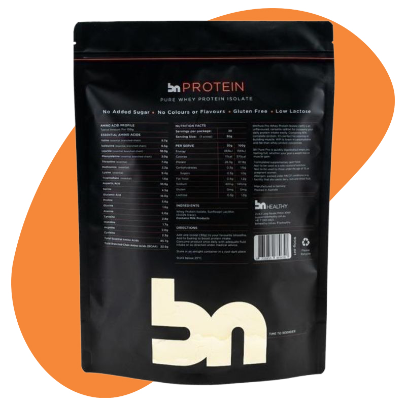 Pure Whey Protein Isolate Powder 900g 2