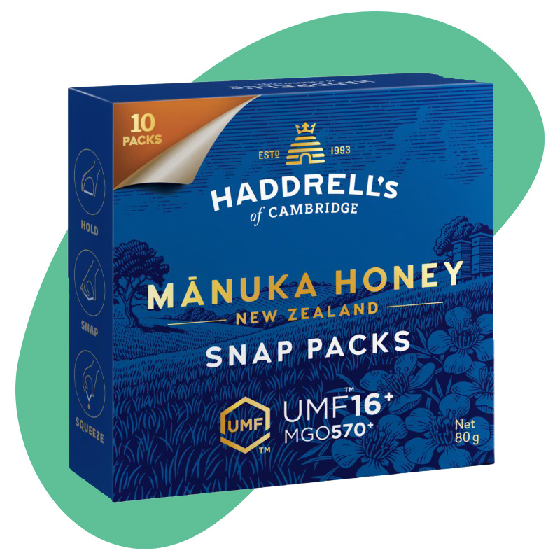Snap Pack Manuka  Honey +16 UMF/MGO570+, 10pcs 2