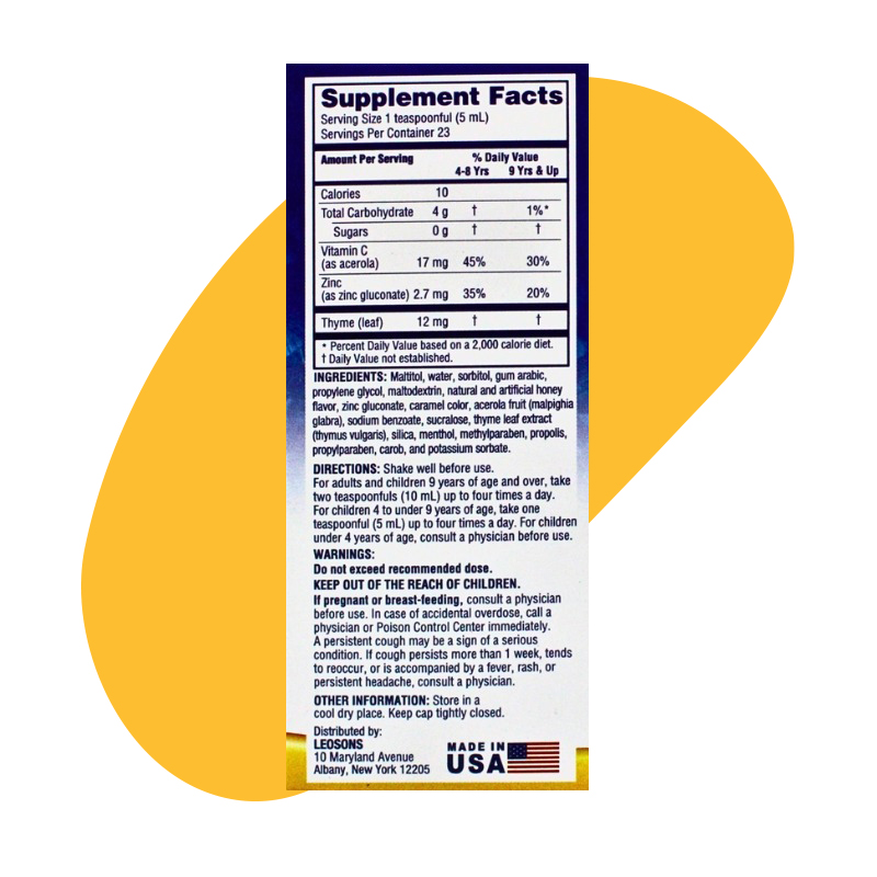 Honey Flavor 4FL OZ (118 mL) 1