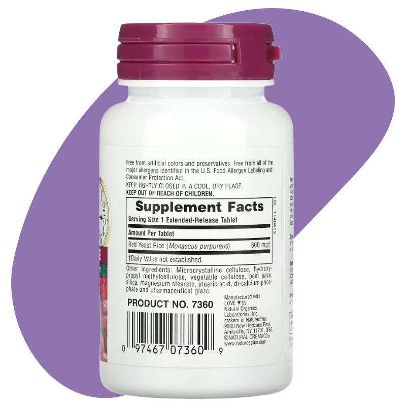 Herbal Actives, Red Yeast Rice, 600 mg, 30 Tablets 2