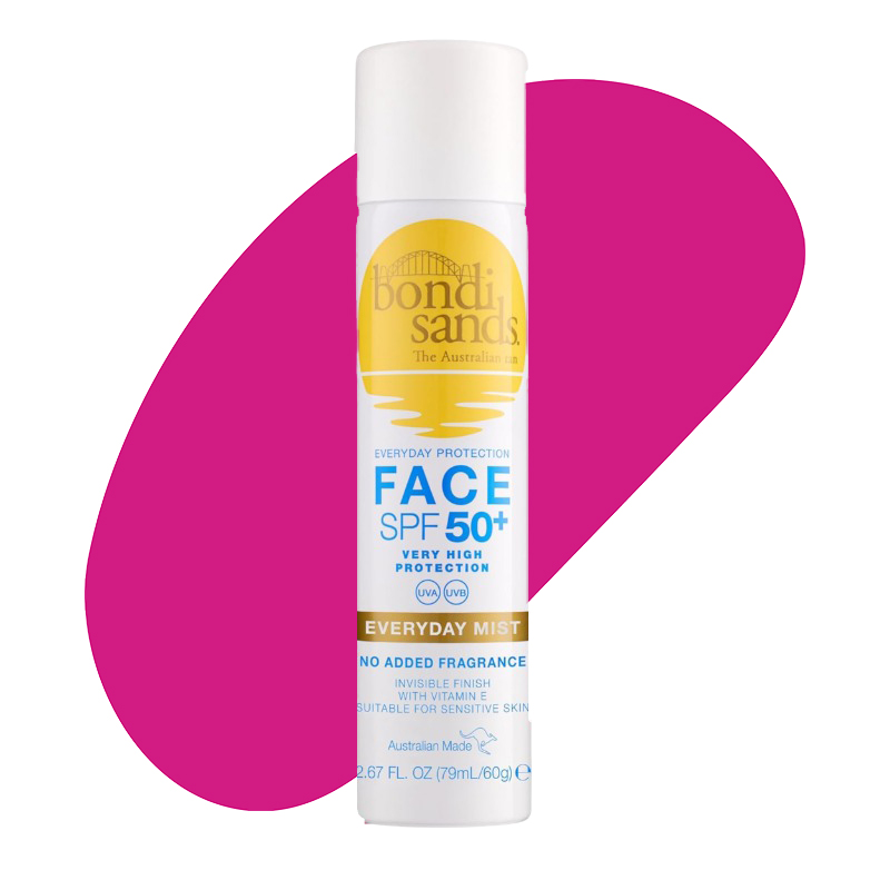 SPF 50+ Fragrance Free Face Sunscreen Mist, 79 mL/2.11 Oz 1