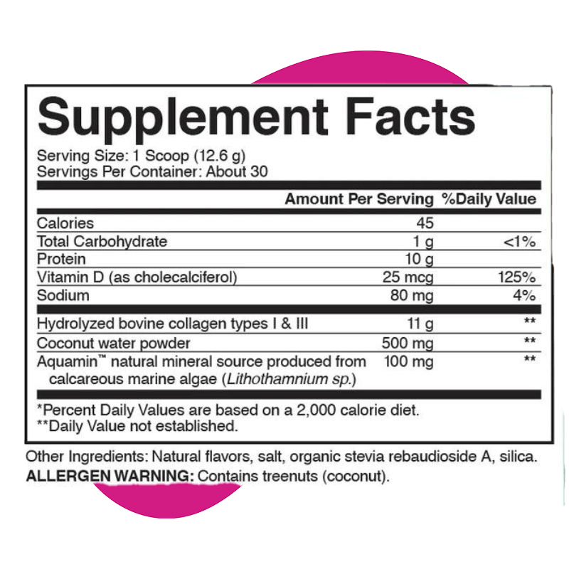 Collagen + Hydration Vanilla Bean 369g 2