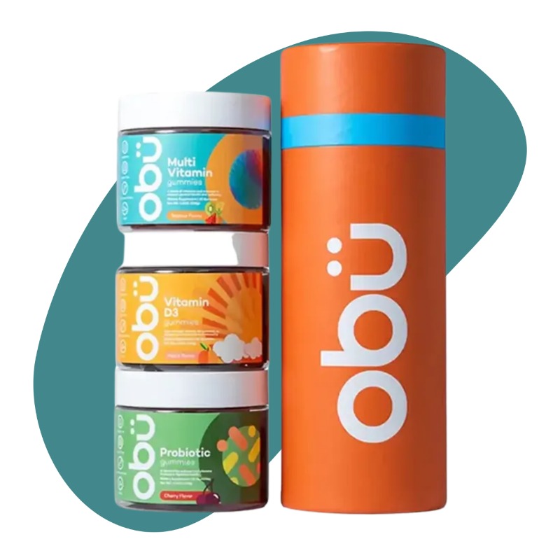 Obu Travel Pack 1 – Adult Multivitamin / Vitamin D / Probiotic 1