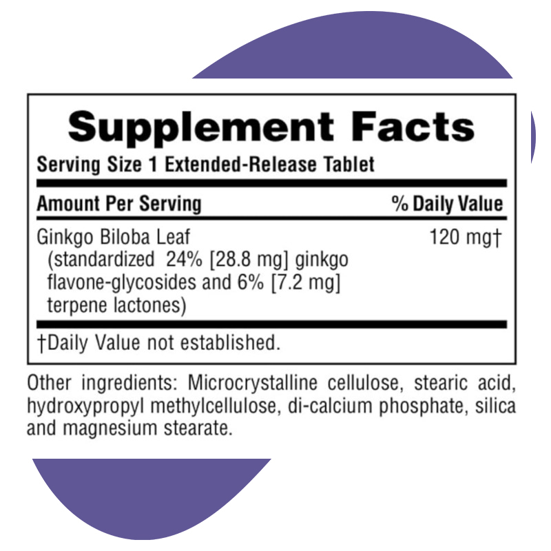 Extended Release 120 mg, 60 Veg Tablets 2