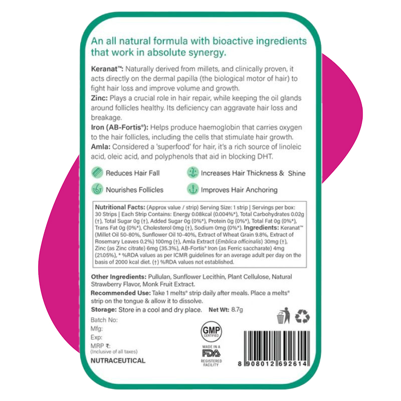 Melts Hair Fall Control 2