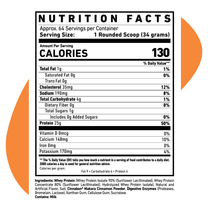 Cinnabon, 64 servings, 2176g 3