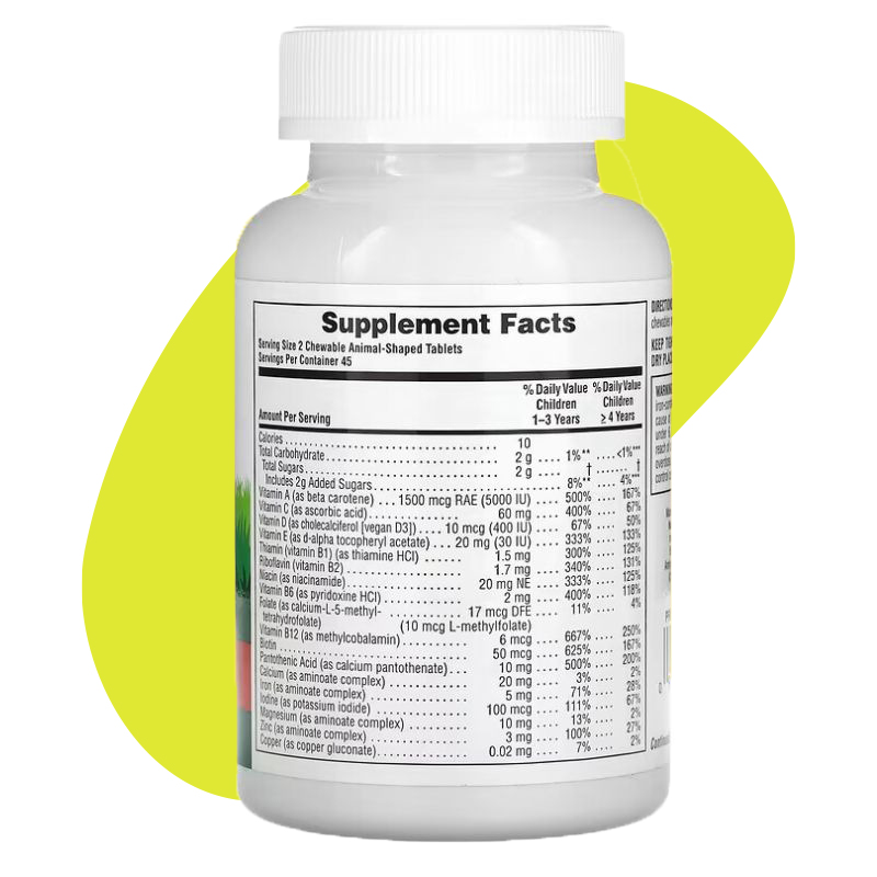 Animal Parade Multivitamin Children Cherry Flavor 2