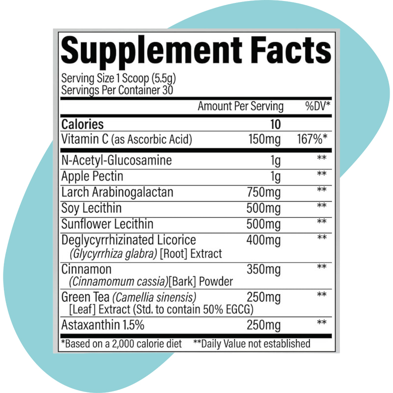 165 g (5.82 oz), 30 servings 4