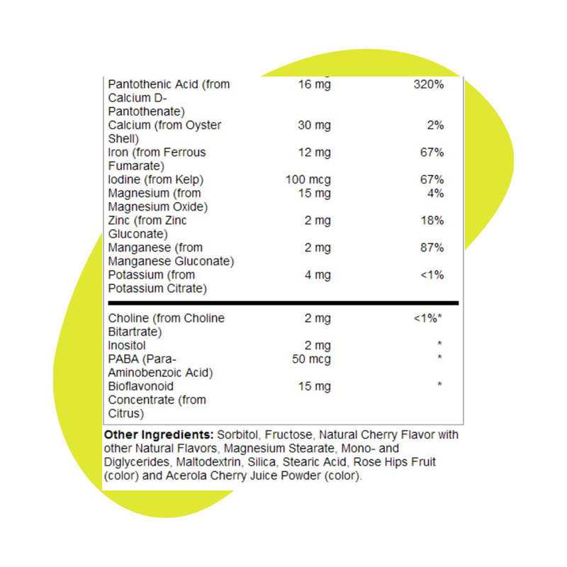 Kids Vitamins & Minerals Chewables 3