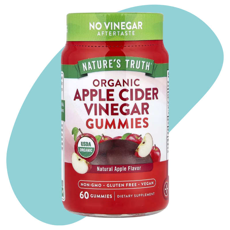 Organic Apple Cider Vinegar Gummies 500 mg 1