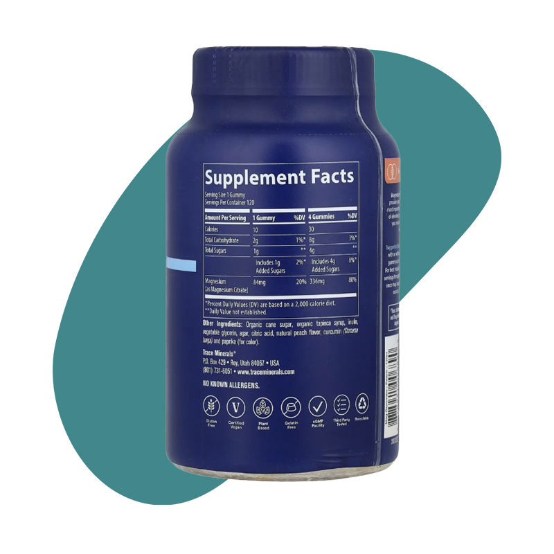 Peach, 120 Gummies 2