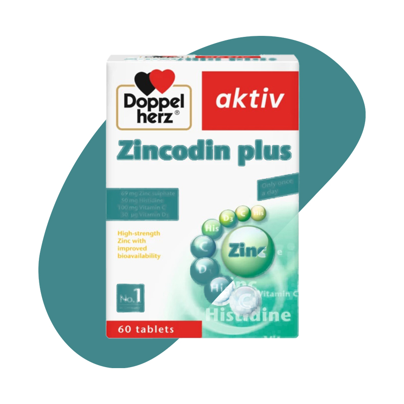 Zincodin Plus, 60 Tablets 1