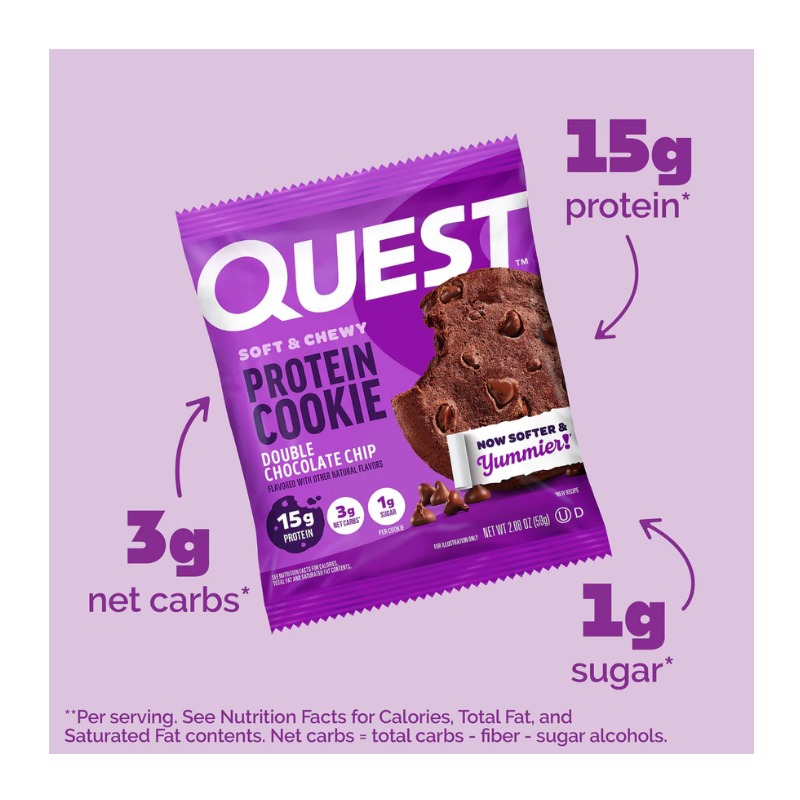 Double Chocolate Chip Protein Cookie 59g 5