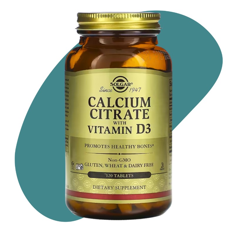 Calcium Citrate with Vitamin D3, 120 Tablets 0