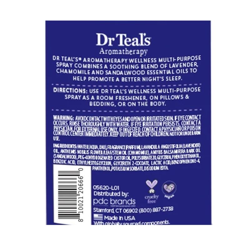 Aromatherapy Sleep Wellness Spray with Lavender, Chamomile & Sandalwood 2