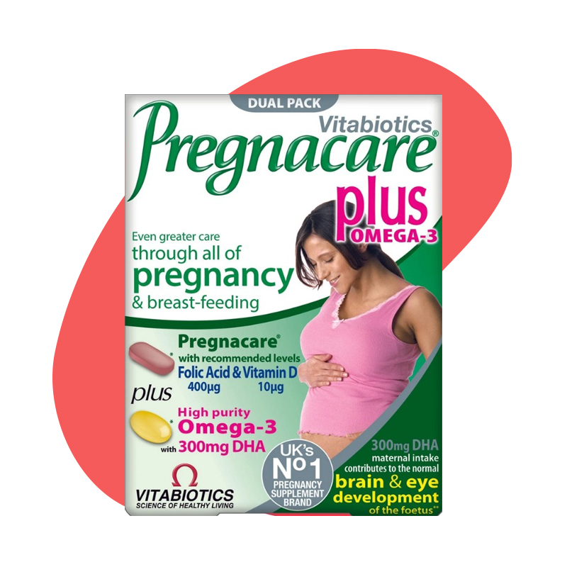 with Folic Acid & Vitamin D, Dual Pack, 56 Tabs/Caps 1